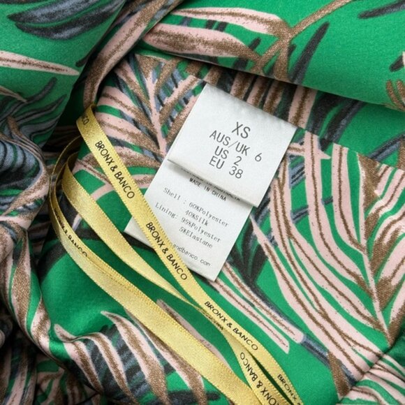 🆕 BRONX & BANCO 🧿 NWOT Jafari Havana Cut Out Gown, Vibrant Green - Sz XS/US 2 - Picture 16 of 16